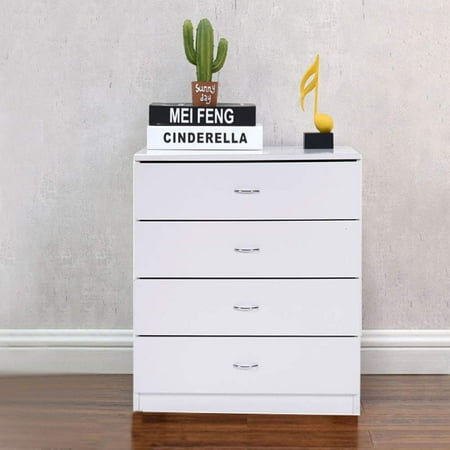 4 Chest Of Drawers For Bedroom Heavy Duty Wood 4 Drawer Dresser