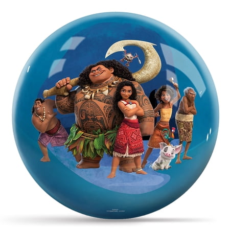Disney Moana 2 Characters Undrilled Bowling Ball 15lb