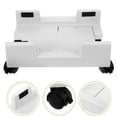 thumbnail image 1 of OULII Support CPU en Plastique Robuste avec Roues pour Rangement sous Bureau Finition Noire, 1 of 8