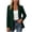 Army Green, variant on Womens Casual Long Sleeve Blazer Solid Color Open Front Notched Lapel Dressy Caidigan Work Office Suit Jackets
