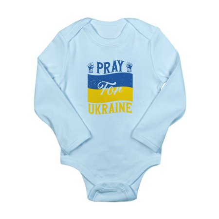 

CafePress - Pray For Ukraine Body Suit - Long Sleeve Infant Bodysuit