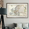 thumbnail image 4 of Pastel Map of Europe - Barnwood Framed Print - 17 x 20 - Walnut, 4 of 4