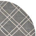 thumbnail image 2 of SAFAVIEH Himalaya Maralyn Geometric Wool Area Rug, Dark Grey/Ivory, 6' x 6' Round, 2 of 4