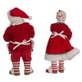 thumbnail image 4 of Kurt Adler Fabriche Christmas Figurines, Mr. and Mrs. Claus with Desserts, 10.5in (Set of 2), 4 of 4