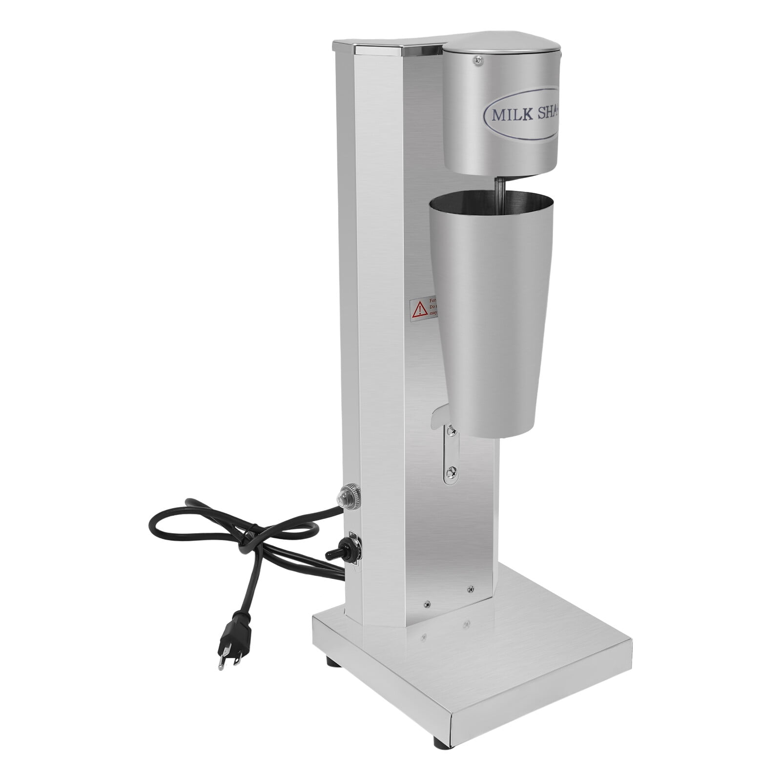 180W Electric Milk Shaker Blender, 2-Speed Adjustable, Stainless Steel Mixer Frothers Machine with Cup 110V