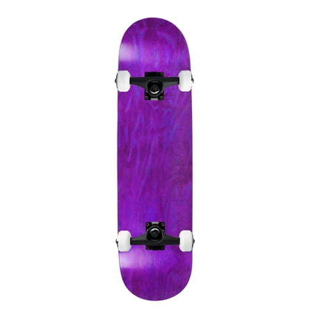 Moose Complete Skateboard Stained Purple 8.0  Black/White Assembled price history on PriceWatchPro