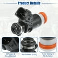 thumbnail image 3 of Inyector de combustible Unique Bargains para Honda Civic 1.7L, paquete de 4, 3 of 7