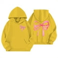 thumbnail image 3 of Chandails en Molleton Tween Filles Manches Longues Imprimé Chandails en Molleton à Capuche Col Rond Mignon Chandail Coupe Décontractée Hauts Vêtements Automne Hiver Petites Filles Vêtements 11-12 Ans, 3 of 3