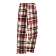 thumbnail image 3 of Basysin Women's Print Plush Pajama Pants Women Sleep Pants Drawstring Elastic Waist Long Loungewear Trousers, 3 of 6