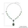 thumbnail image 4 of Green Aventurine  Mix Silvertone Necklace for Women Jewelry for Women Size 18-20" Ct 57.4 Birthday Christmas Gifts, 4 of 6