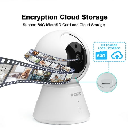 XODO Smart Home System 1080p Camera Kit, Wifi, Motion Sensor, Night Vision, Door Window Sensor App Controlled - PK1