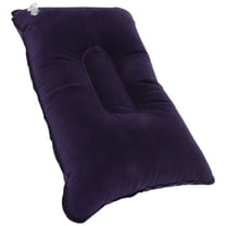 Clispeed Travel Inflatable Pillow Dark Blue Super-thick Material Comfortable Design for Traveling 1Set