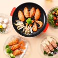 thumbnail image 3 of Poêle Électrique Multifonctionnelle, Poêle Antiadhésive, 220V, Maison, barbecue, steak Frit, Poisson, Rouleaux de Poulet Frit, 3 of 5