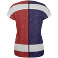 thumbnail image 2 of Fantasy Football Team Navy and Red All Over Womens T Shirt Multi X-LG, 2 of 2