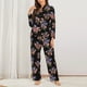 thumbnail image 2 of Fotbe Bouquet Conjunto de Pijama de Manga Larga para Mujer con Estampado, Ropa de Dormir de 2 Piezas, Conjunto de Casa Suave y Cómodo con Bolsillos-Medium, 2 of 7