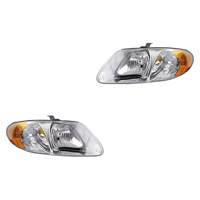 Par de Faros Voyager 2001 A 2008 Chrysler DEPO .