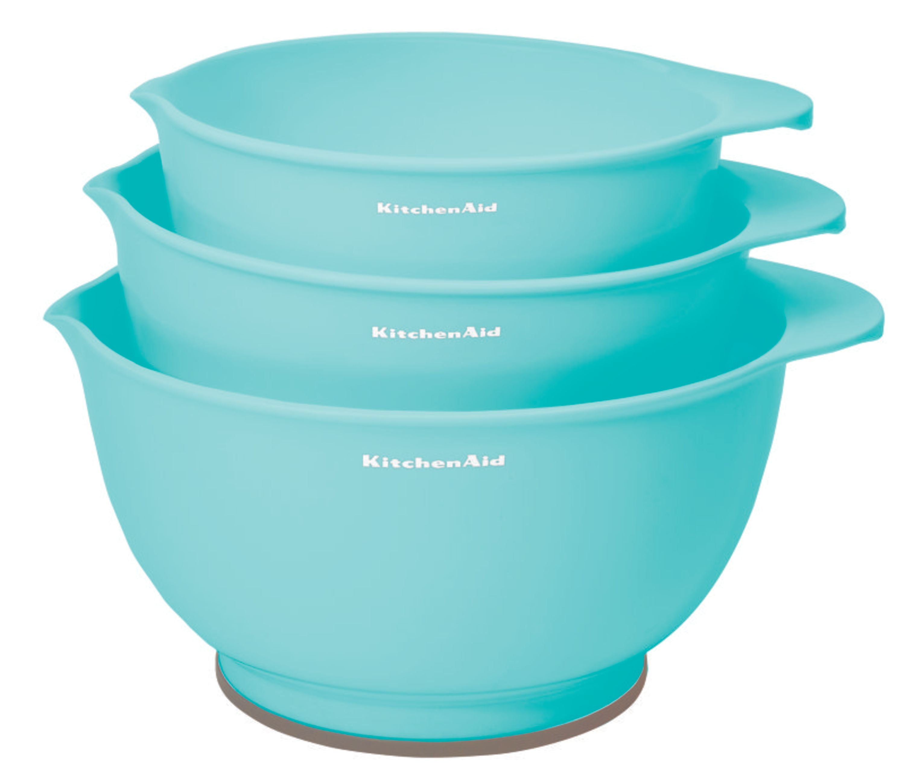 Lifetime Brands KitchenAid Classic Mixing Bowls, Set of 5, Aqua Sky 2