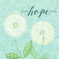 thumbnail image 3 of Lovely Blue-Green and Cream Dream, Hope and Wish Dandelion Prints by Noonday Design; Floral Decor; Three 12x12in Black Framed Prints, 3 of 6