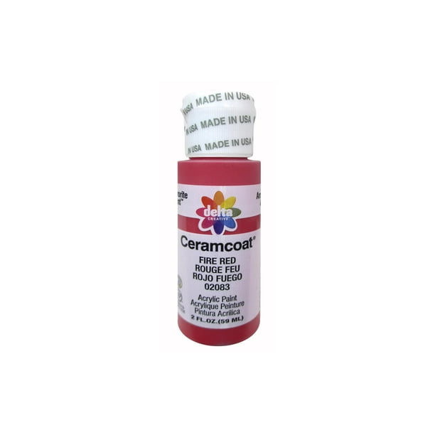 Delta Ceramcoat Acrylique 2Oz Feu Rouge