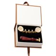 thumbnail image 3 of thinsony Sealing Wax Stamp Patterns with 3pcs Copper Patterns Heads Vintage Wax Seal Stamp Kit for Invitation Envelopes Letters Gift Cards Envelopes Invitations and Gift Packaging, 3 of 8