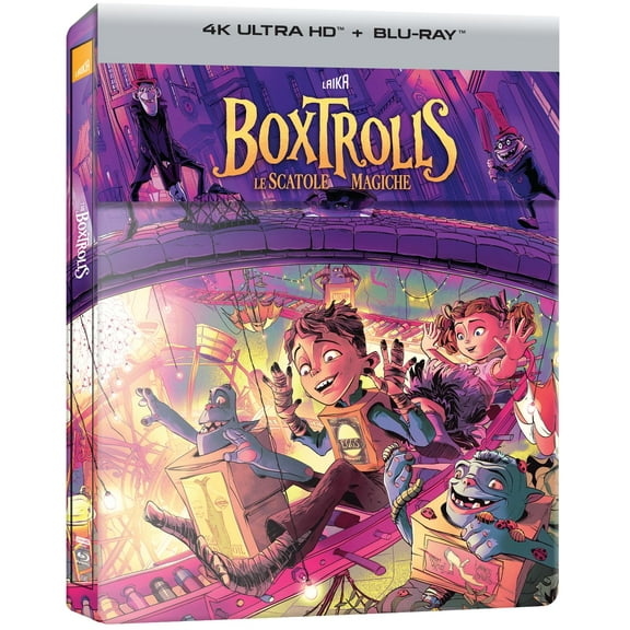 Boxtrolls - Le Scatole Magiche (Steelbook 4K UHD Blu-ray) (4K Ultra HD) Elle Fanning