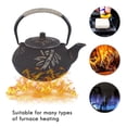 thumbnail image 2 of Japanese Cast Iron Teapot Kettle With Stainless Steel Infuser / Strainer , Plum Blossom 30 Ounce (, 2 of 5