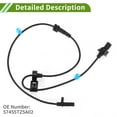 thumbnail image 5 of No.57455TZ5A02 ABS Wheel Speed Sensor for Acura MDX 2014-2020 Front Left ABS Sensor Anti-lock Braking System Sensor 1 Pc, 5 of 7