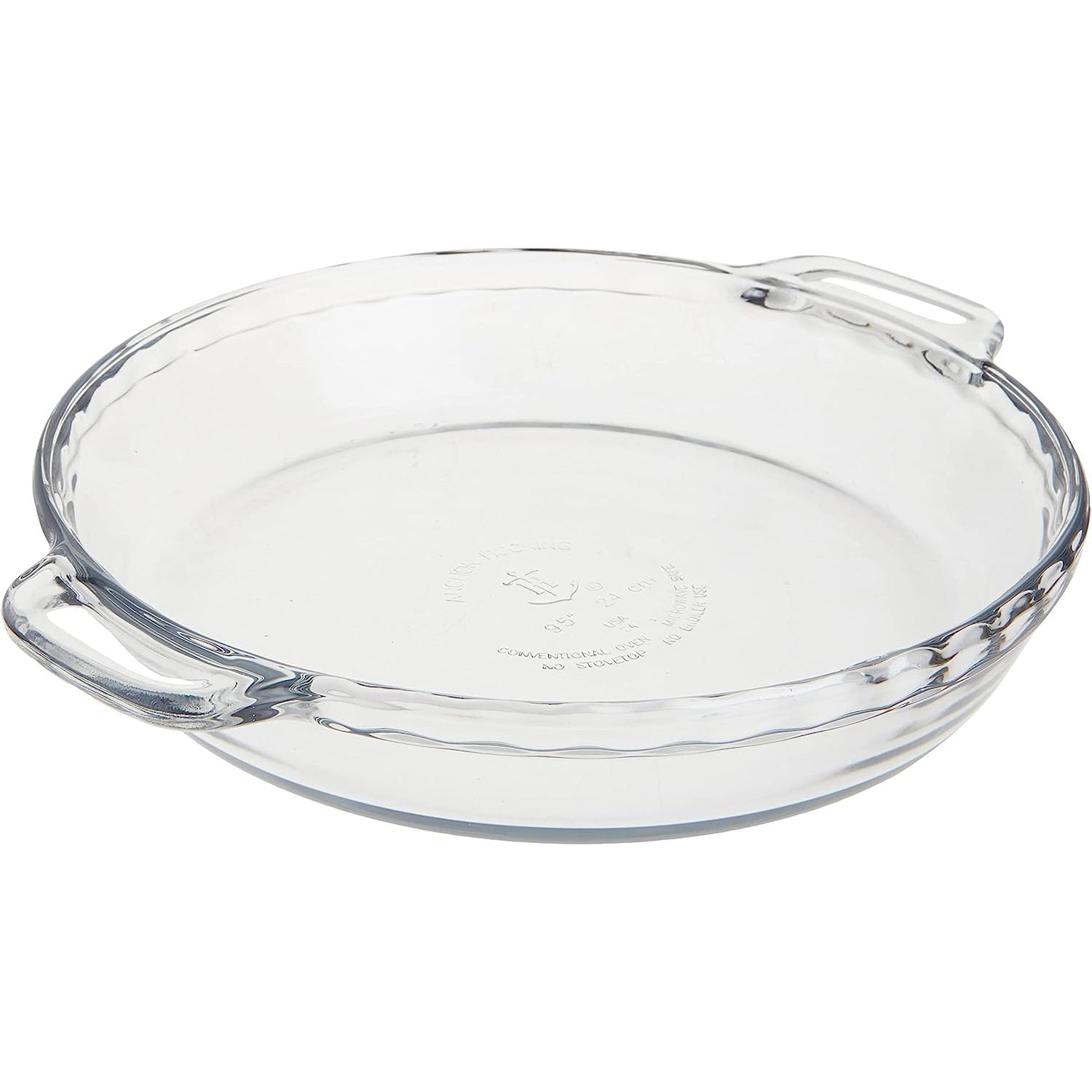 ZQRPCA Oven Basics Glass Pie Plate
