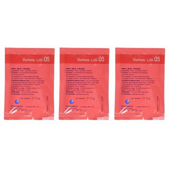 Safale US-05 (3 ct.11.5 g Packs)