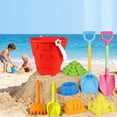 thumbnail image 1 of YWIYIUD 1 Set Reusable Beach Toy Set with Sand Bucket Shovel and Castle Model for Beach Backyard Park Pool and Outdoor Activities Practical Beach Interactive Toys for Parent and Teens, 1 of 7