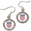 WinCraft US National Team Round Dangle Earrings