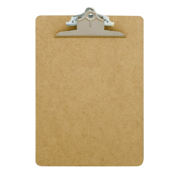 Saunders Letter Size Hardboard Clipboard with High Capacity Clip