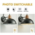 thumbnail image 6 of Aiwen Industrial Classic Metal Black Wall Sconce Modern Home Wall Lamp, 6 of 10