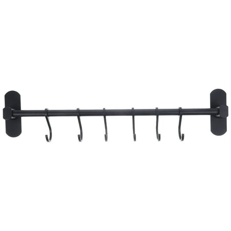 

BESTONZON Kitchen Tool 6-hook Hanging Rack Aluminum Alloy Wall-mounted Kitchenware Hook Hanger