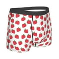 thumbnail image 2 of KLL Cartoon Strawberry Men's Cotton Boxer Briefs Underwear-Medium, 2 of 8