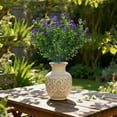 thumbnail image 5 of Simulation eucalyptus tea bouquet*1 bunch Artificial Camellia Plastic Flowers Bouquet Stems Arrangement For Outdoor Garden Yard And Home Decor, 5 of 7