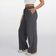 thumbnail image 5 of SUNBS Wide Leg Sweatpants Womens Cargo Pants Baggy Lounge Casual Pants Drawstring Sweat Pants with Pockets, 5 of 8