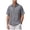 Gray, variant on ZVNAΖH Men's Retro Star Print Shirt, Short Sleeve Collared Button Down Top for Summer Vacation & Daily, S-5XL