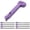 Purple, variant on Multifunctional Camping Hammer with Tent Stake Puller - Heavy Duty Mallet with Hidden Storage and Bottle Opener - Includes 8 Pegs for Outdoor Hiking Backpacking