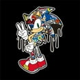 thumbnail image 2 of Bioworld Sonic The Hedgehog Street Art Portrait Youth Black Crew Neck Sweatshirt, 2 of 3