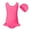 Z29 Hot Pink, variant on Gubotare Kids Swimsuits Toddler Baby Girls Swimsuit Infant One Piece Bathing Suits Cute Dinosaur Beach Wear Sunsuit Ruffle Swimwear 4T 5T (Pink,4-5 Years)