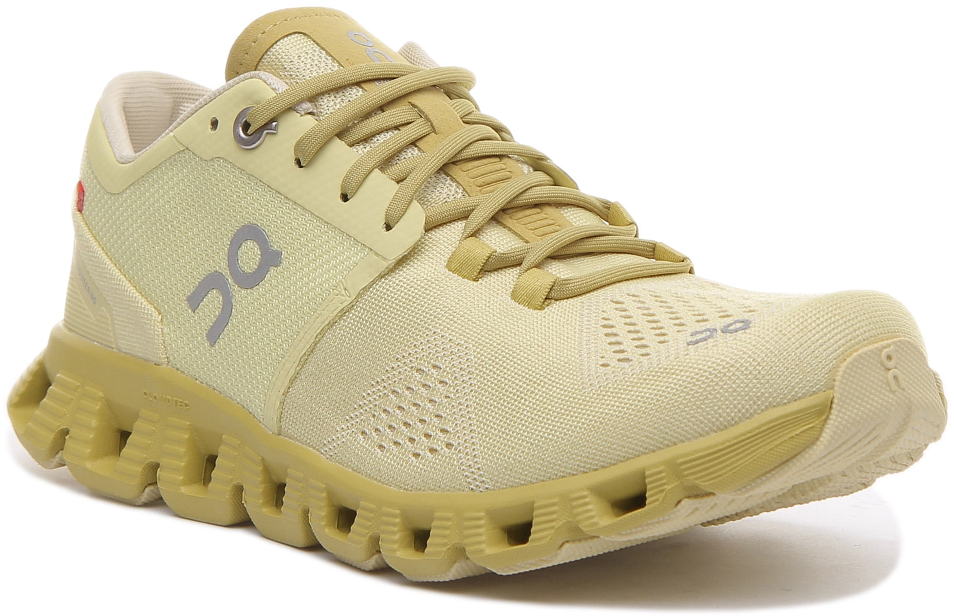 On Running Cloud X Women's Lace Up Running Shoes In Yellow Size 5