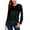 Black, variant on Anyshow Women's Vintage Velvet T-Shirt Casual Long Sleeve Crew Neck Pullover Trendy Tops