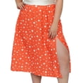 thumbnail image 4 of Falda midi talla extra, modelo 7040 (Naranja) naranja 36 Roman Fashion Falda extra 7040, 4 of 6