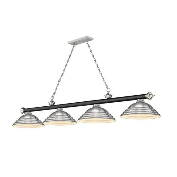 4 Light Billiard in Traditional and Classical Style-18.75 inches Tall and 14 inches Wide Bailey Street Home 372-Bel-4596792