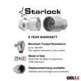 thumbnail image 3 of Wheel Lock Kit for Hyundai Ioniq Kona Santa Cruz Venue M12X1,5 Nut Silver 4Locks, 3 of 9