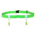 thumbnail image 4 of Cinturón para r y triatlón, a para pechera, riñonera ajustable reflectante, soporte para babero, cinturón de día para motocicleta de verano , Verde, 4 of 8