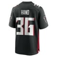 thumbnail image 3 of Men's Nike Harrison Hand  Black Atlanta Falcons Team Game Jersey, 3 of 6