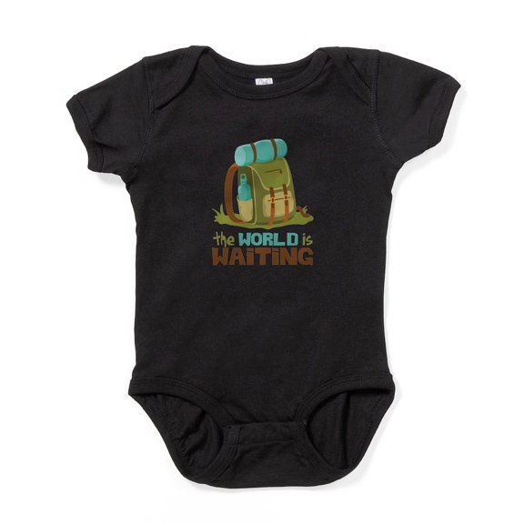 CafePress - The World Is Waiting - Cute Infant Bodysuit Baby Romper - Size Newborn - 24 Months