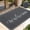Grey, variant on Front Door Mat Outside Entrance, 23"x35" Stretch Mesh Doormat,Heavy Duty Non-Slip Dirt Trapper Entryway Doormats, Indoor Outdoor Mats for & Commercial High Traffic Area,Black
